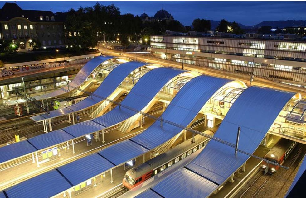 Bern Tren İstasyonu Çatısı, İsviçre
